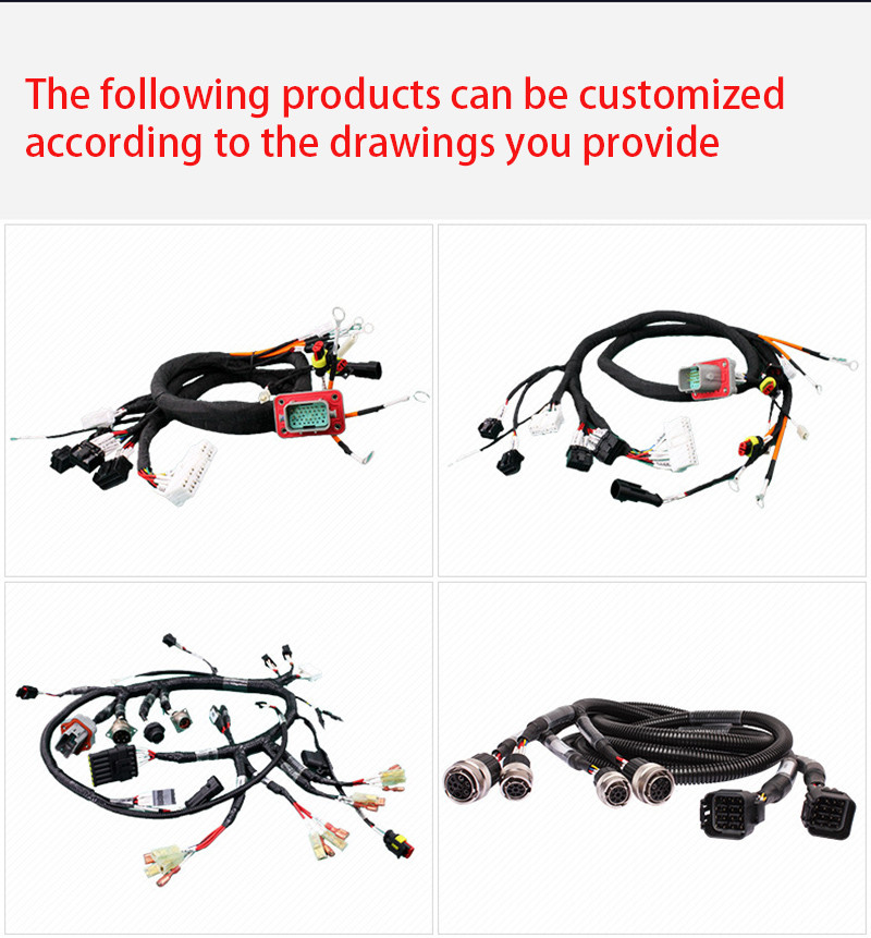 ODM Electric Vehicle Cable Complete Wiring Harness For Modification