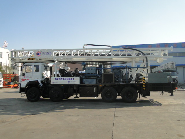 BZCY600CWY Truck Mounted Drilling Rig 8×4 Special Chassis Of SINOTRUK
