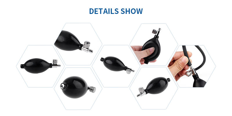 Flexible Hand Squeeze Air Pump Medical Hand Pump Lightweight 82mm Length