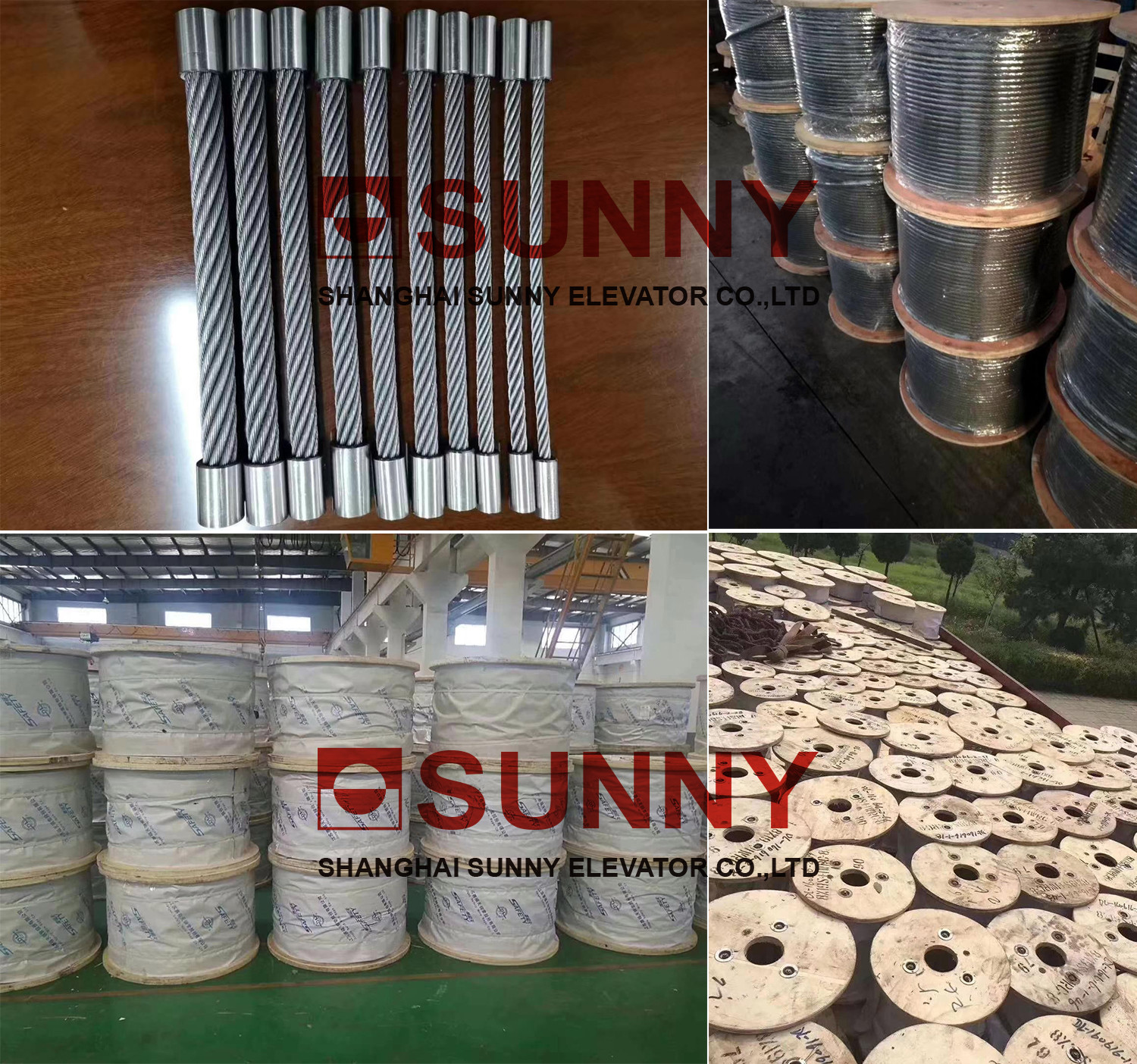 Right Hand Regular Lay Wire Ropes With Steel Core / Mixed Core / Traction System