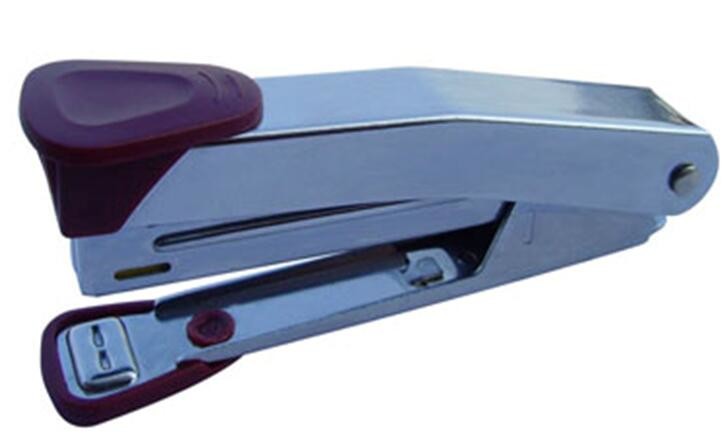 No.502 Silver Color 12 Sheets Paper Available #10 staples Metal Stapler