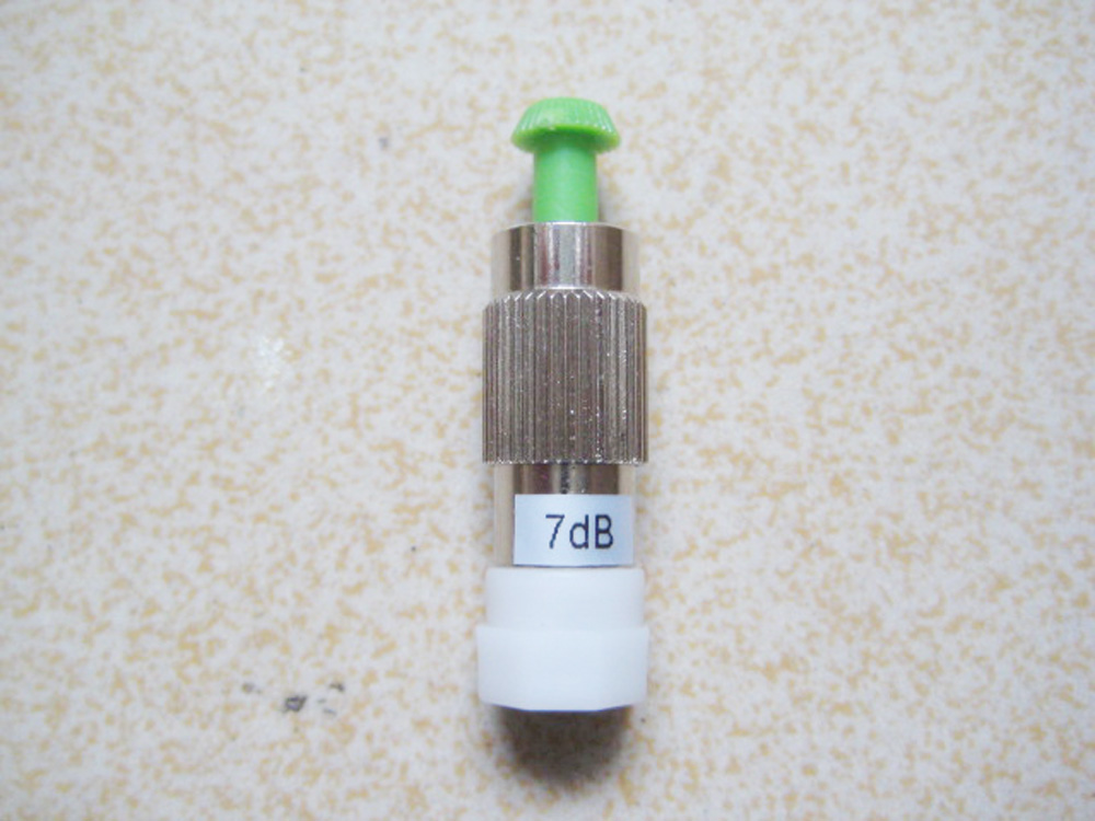 7dB 10dB Multimode Fiber Attenuator Inline Optical Attenuator FC/APC SM Plug Type