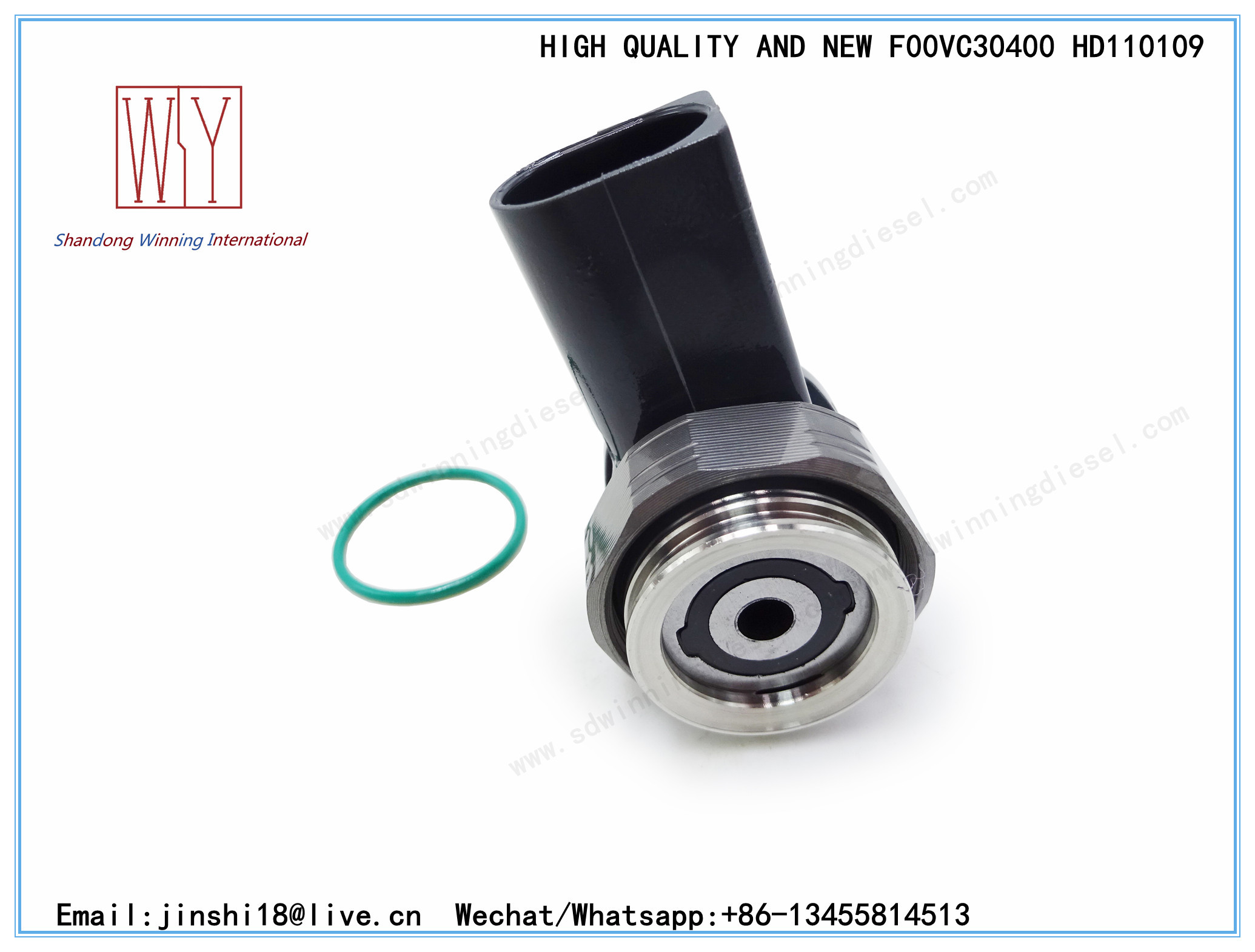 HIGH QUALITY AND NEW DIESEL FUEL INJECTOR SOLENOID VALVE F00VC30400 HD110109 FOR 0445110647 0445110646 0445110368 044511