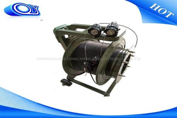Outdoor Fiber Optic Cable Reel Drum With 200m Extension ODVA - LC Waterproof