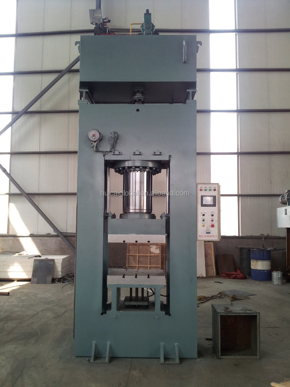 Tire Forming Vulcanizer Hydraulic Hot Vulcanizing Press Solid Tire Curing Press 15000 KG