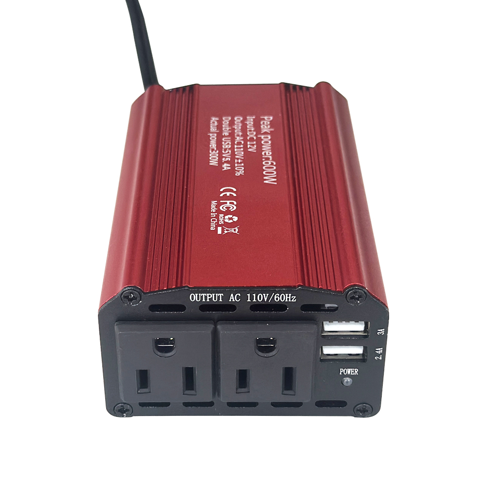 Universal Socket Car Power Inverter 300W 12V 220V Modified Sine Wave Converter Adapter for Laptop Phone USB Charging