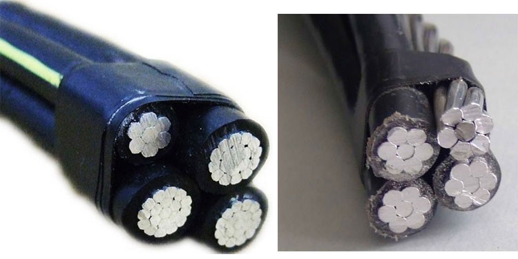 3 Phase Aerial Bundled Cable Quadruplex Service Drop wire