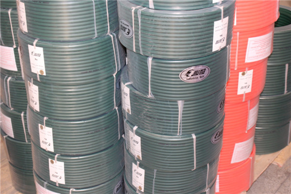 Conveyor Rough Polyurethane Round Belt For Floor And Roof Tiles Conveying