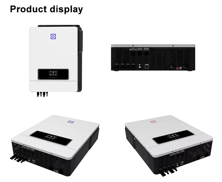 Customizable Hybrid Solar Inverter With Mppt Charge Controller 5500W 48V 100A Mppt Solar Controller Pure Sine Wave All In One