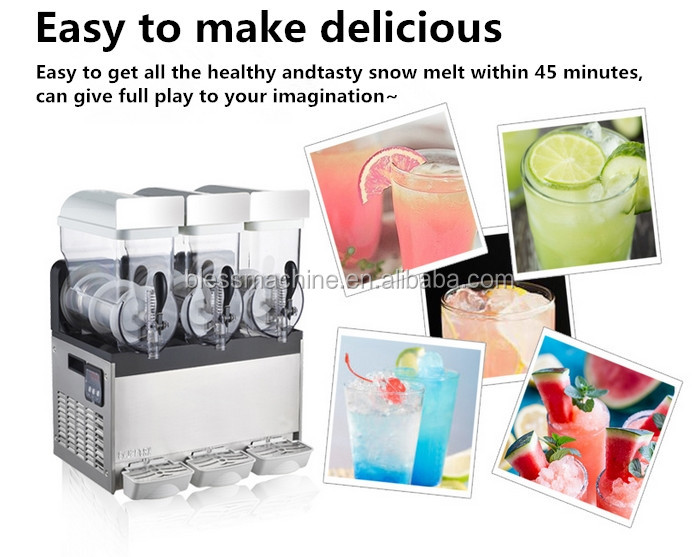 220V/50Hz 48 KG Slush Puppy Machine 420x590x810mm