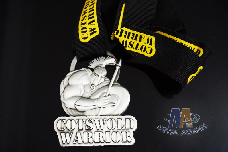 Soldier Modelling Custom Award Medals For Sports Day OEM Eco - Friendly