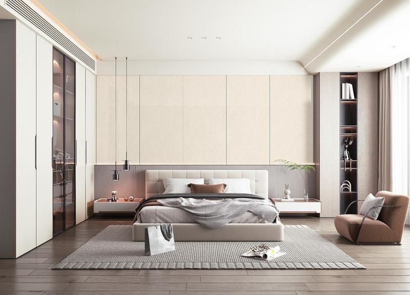 Beige Anti-Slip Stunning Inside Wall And Floor Glazed Polished Porcelain Tile For Bathroom