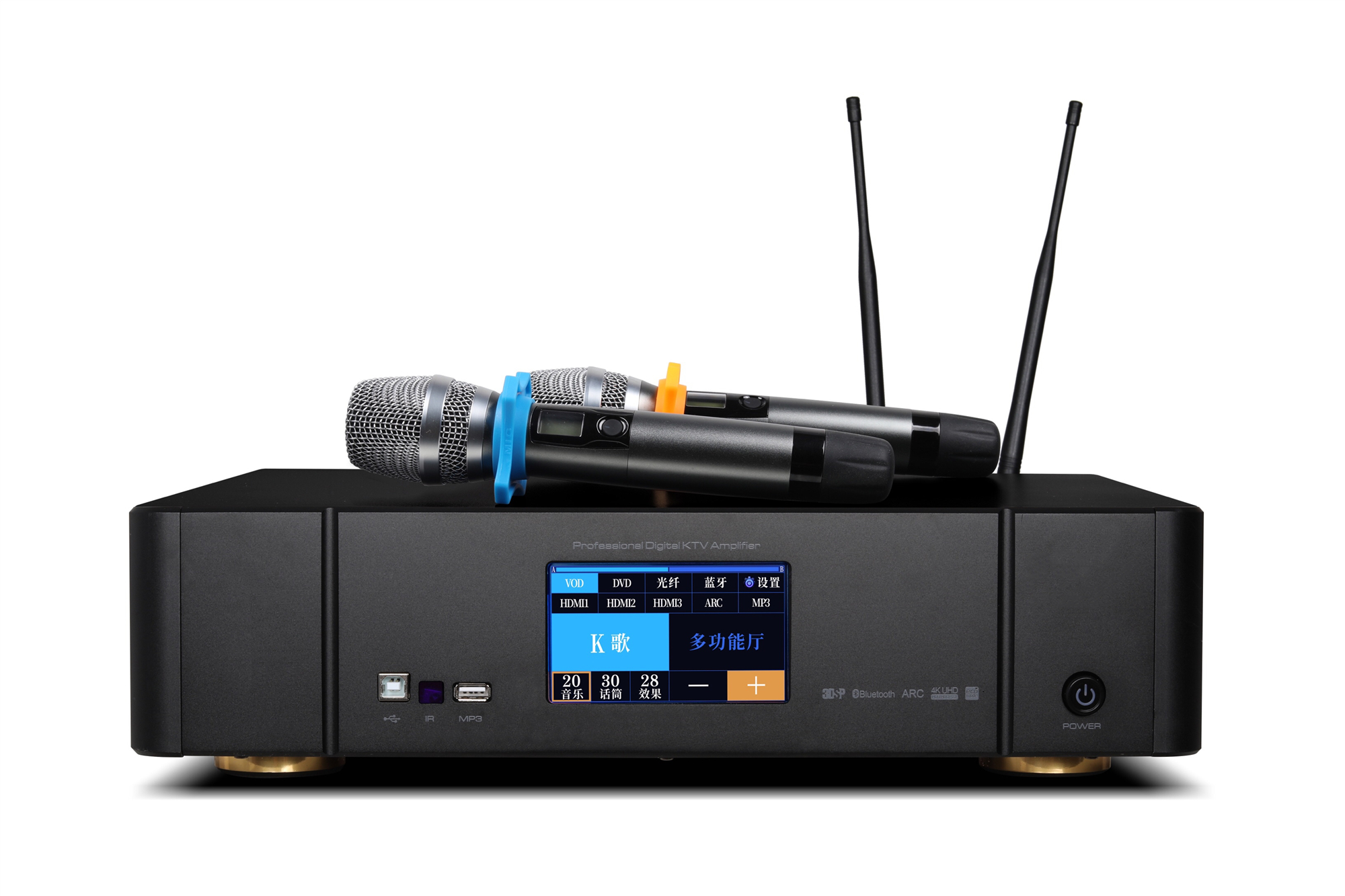 Panel Design 250W AC110V Digital Karaoke Power Amplifier
