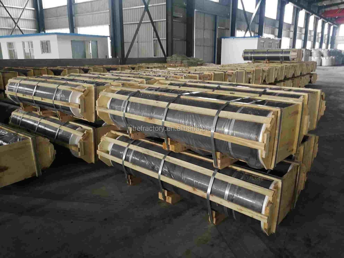 8-12 Mpa Flexural Strength UHP Graphite Electrode for Arc Furnaces Degassing Rod Included