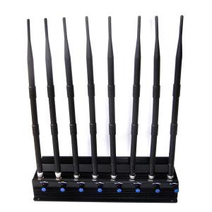  Adjustable 8 Antennas High-power GPS/WiFi/VHF/UHF Jammer Manufactures