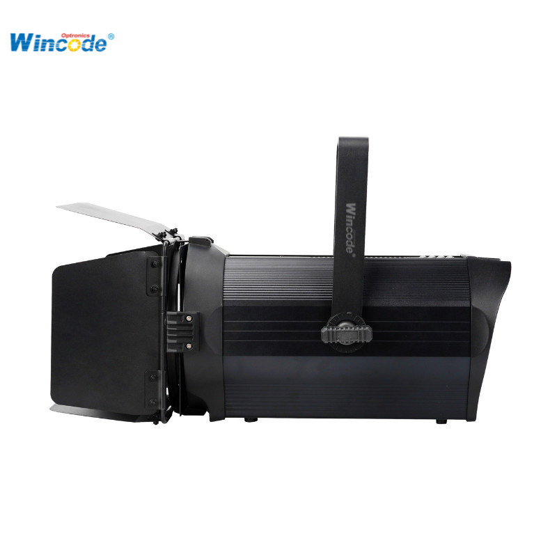400W LED CRI95 Stage Lighting RGBAL 5 In 1 Auto Zoom Fresnel Spot Light With Color Management System