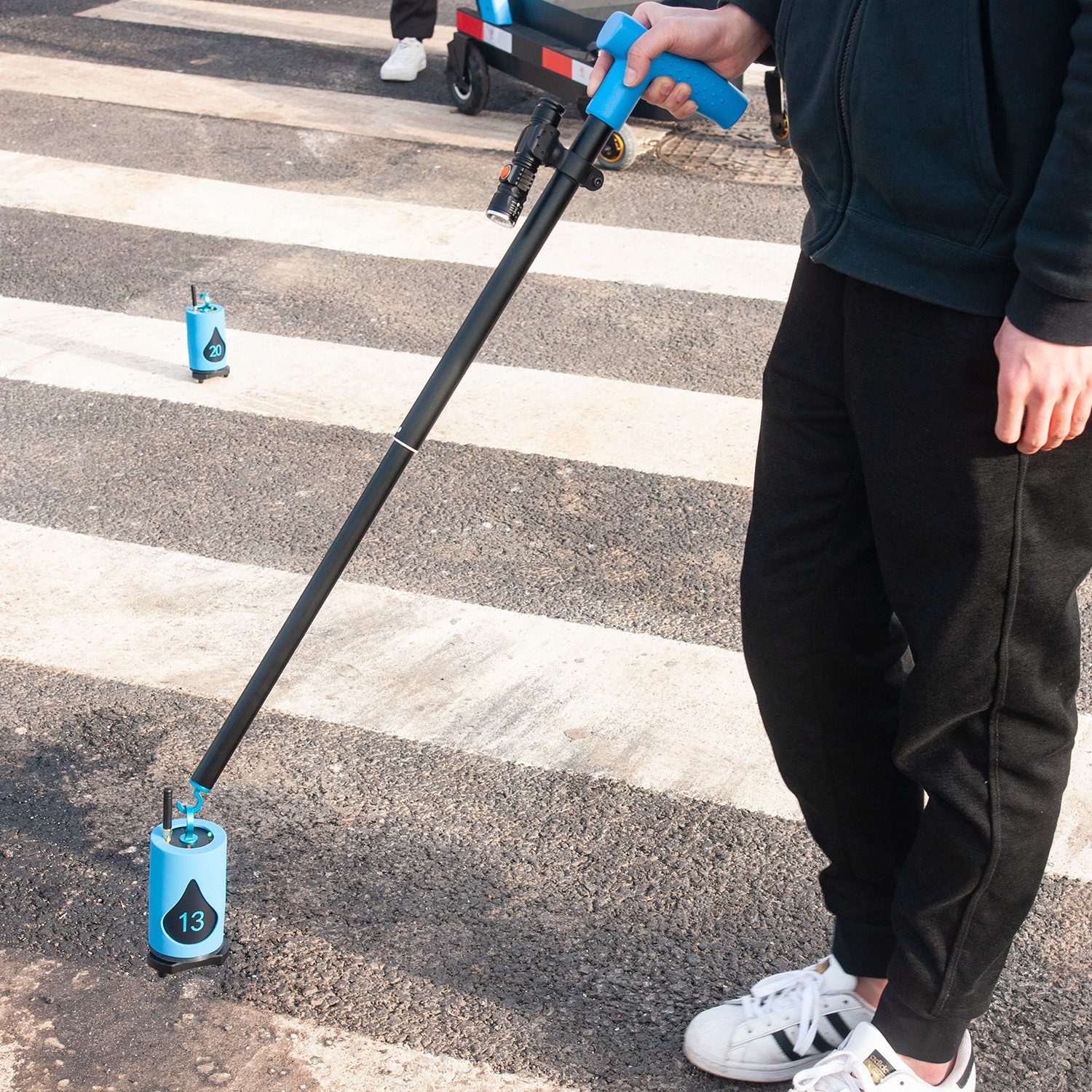 15M LDC Leakage Detection Trolley System For Water Pipeline
