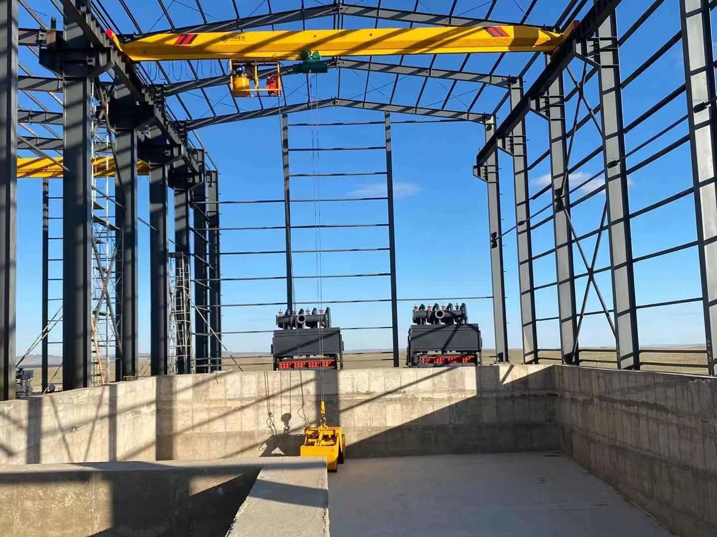 5T Single Beam Girder Overhead Crane 30m Stockyards