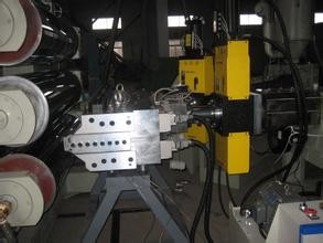 Wood Plastic Composite / Plastic Board Extrusion Line , Thickness 6mm- 25mm