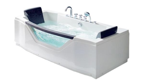 1700 X 750/900 Extra Large Whirlpool Bathtub And Shower Combo For Couples