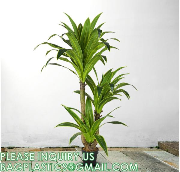 Dracaena Silk Plant Artificial 5ft Faux House Plants Evergreen Dracaena