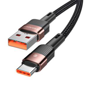 China Fast Charging Type C Cable 6A 1M 2M 3M 66W Fully Compatible Cable Type C on sale