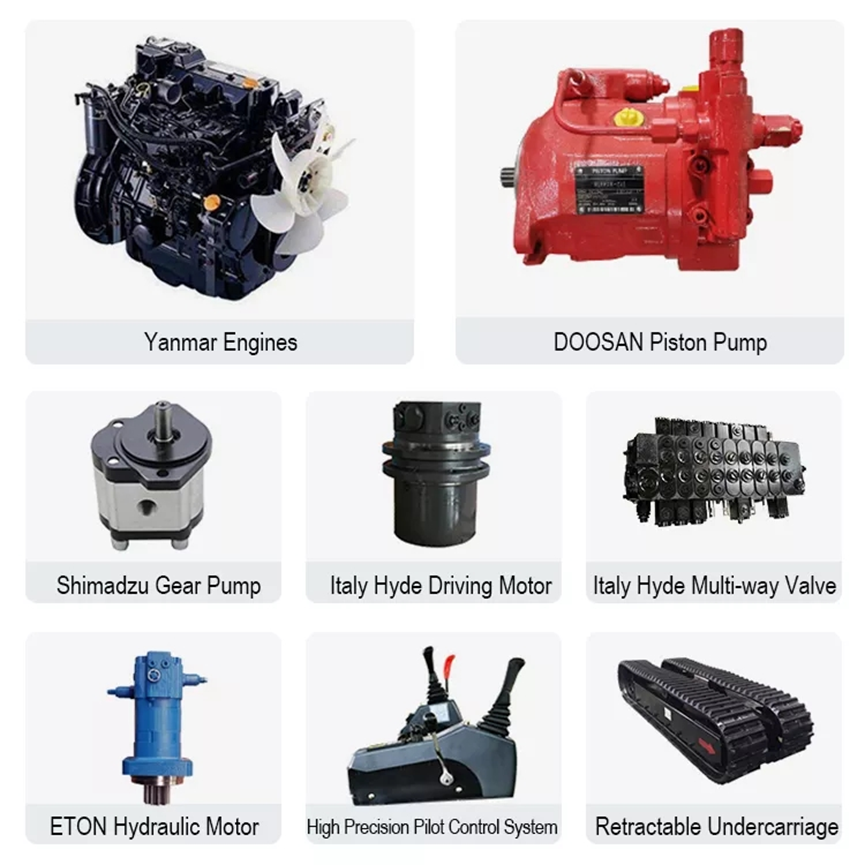 Komatsu PC1250-8 Hydraulic Pump OEM Replacement For Mining Excavators High Pressure