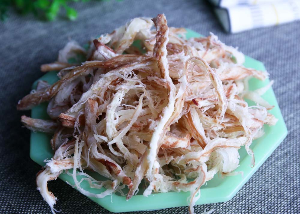 Seasoned Dried Squid Strip Roasted By Iron Plate Korean Thailand Market