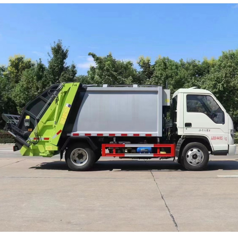 Foton Euro 4 Rear Loader Garbage Truck Diesel Garbage Truck With Compactor