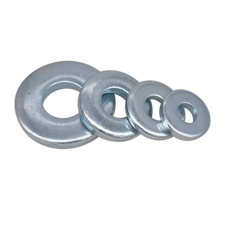 DIN7349 Flat Plain Washers For Bolts Zinc Plain Washer With Heavy Clamping Sleeves