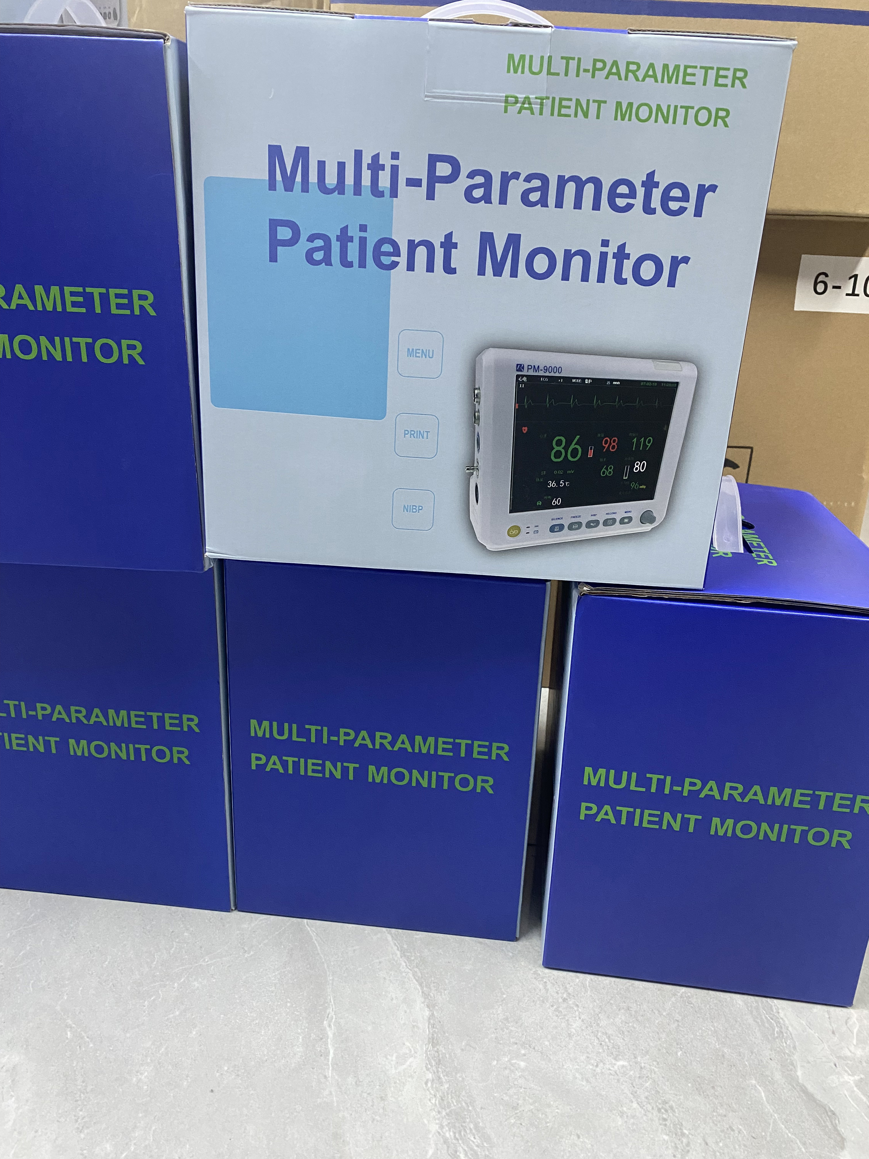 Wireless Multi Parameter Patient Monitor With Audible And Visual Alarm