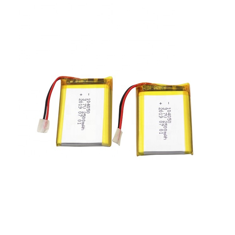 KC Lithium Polymer Battery Packs 104050 2.5Ah Polymer Li Ion Battery 3.7 V