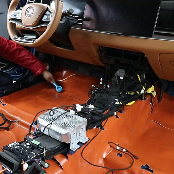 Silica Gel Car Insulation Mat Fire Explosion Proof For Electric Vehicles