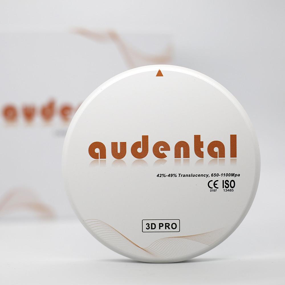 Dental Multilayer Zirconia Block for CAD CAM Milling 49% Translucency White