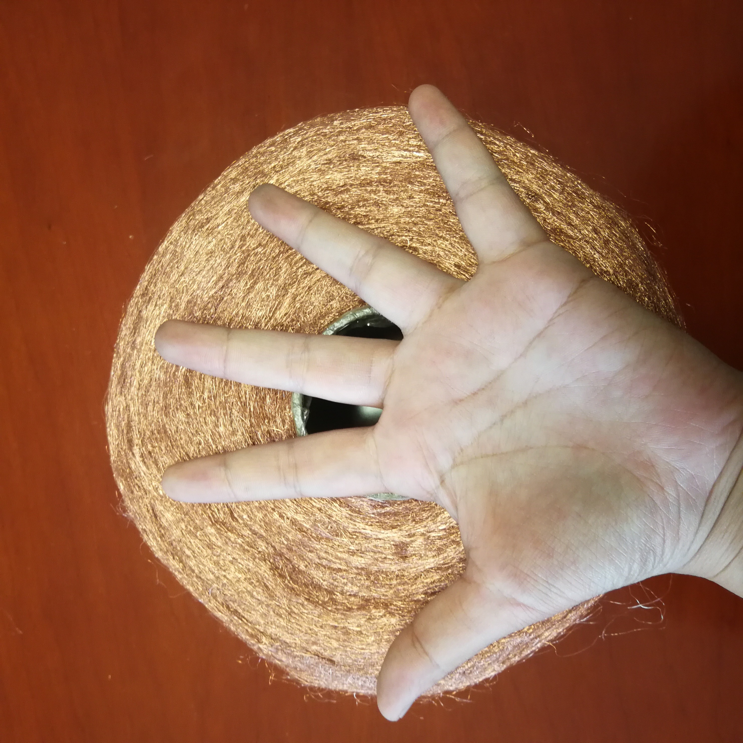 0.08mm Bronze Copper Conductive Fabric For Electromagnetic Radiation Protective Clothing