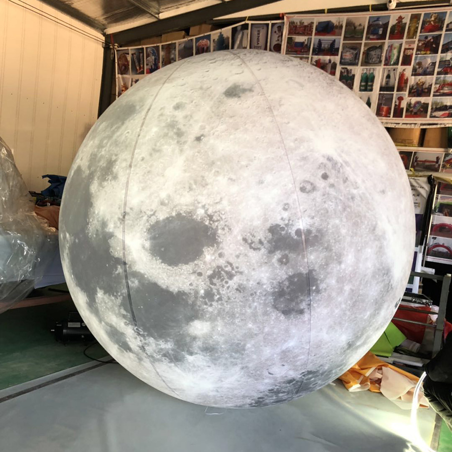 Large Inflatable Moon Balloon For Decoration balloon inflator machine air pump electric inflatable human balloon for event
