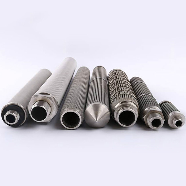 High Strength Sintered Wire Mesh Filter Cartridge For Industrial Pressure Filter
