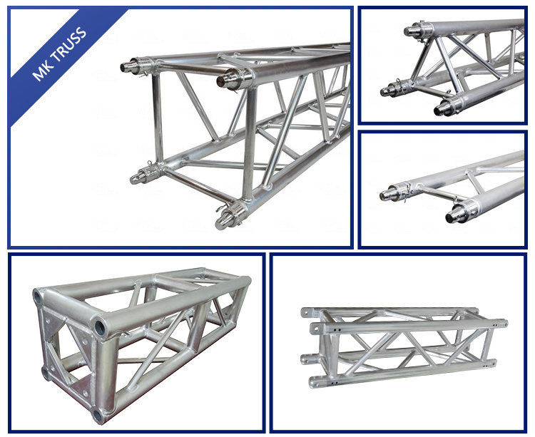 Aluminum Alloy Certificate 2 Ways 90 degree Corner Lighting Trussing for Customized Stage