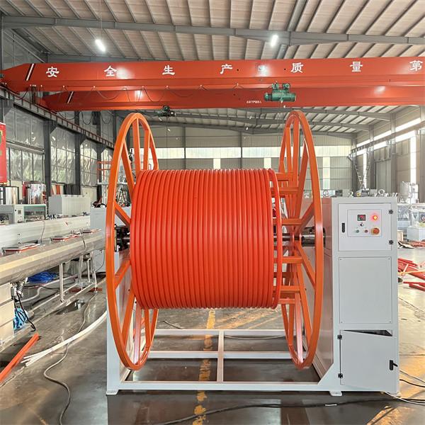 HDPE Carbon Spiral Tube Equipment Electrical Wiring Protection Corrugated Pipe