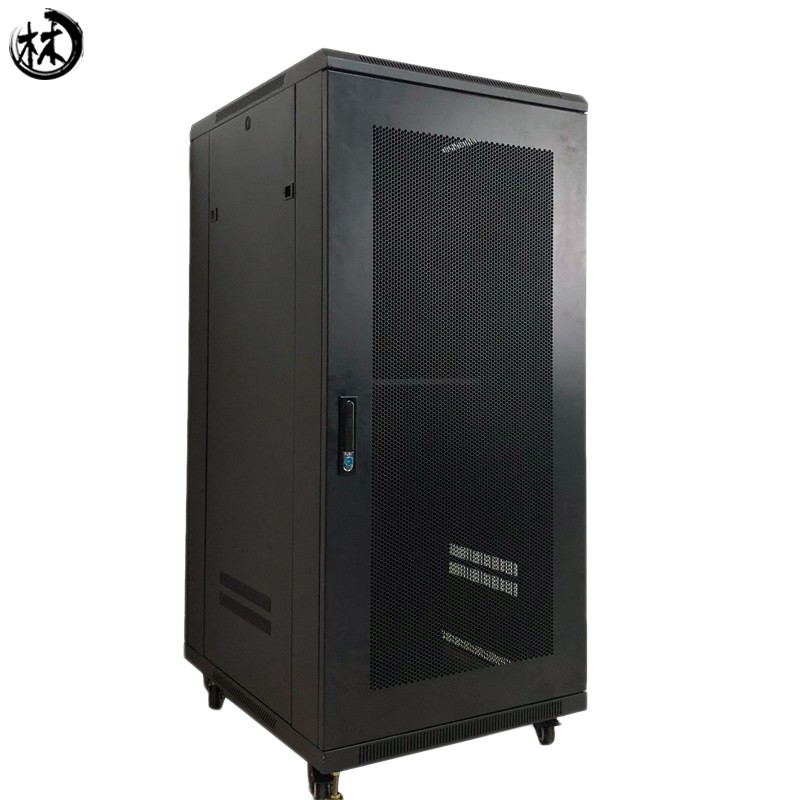 27U Floor Standing Network Rack Cabinet 600*800 4 Depth Options With Mesh Door