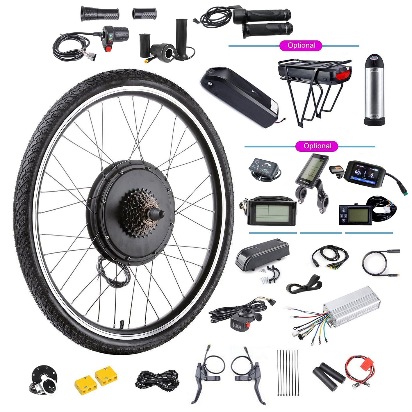 Wholesale Factory low price High power of 3000w 5000w e bike conversion kit for sale