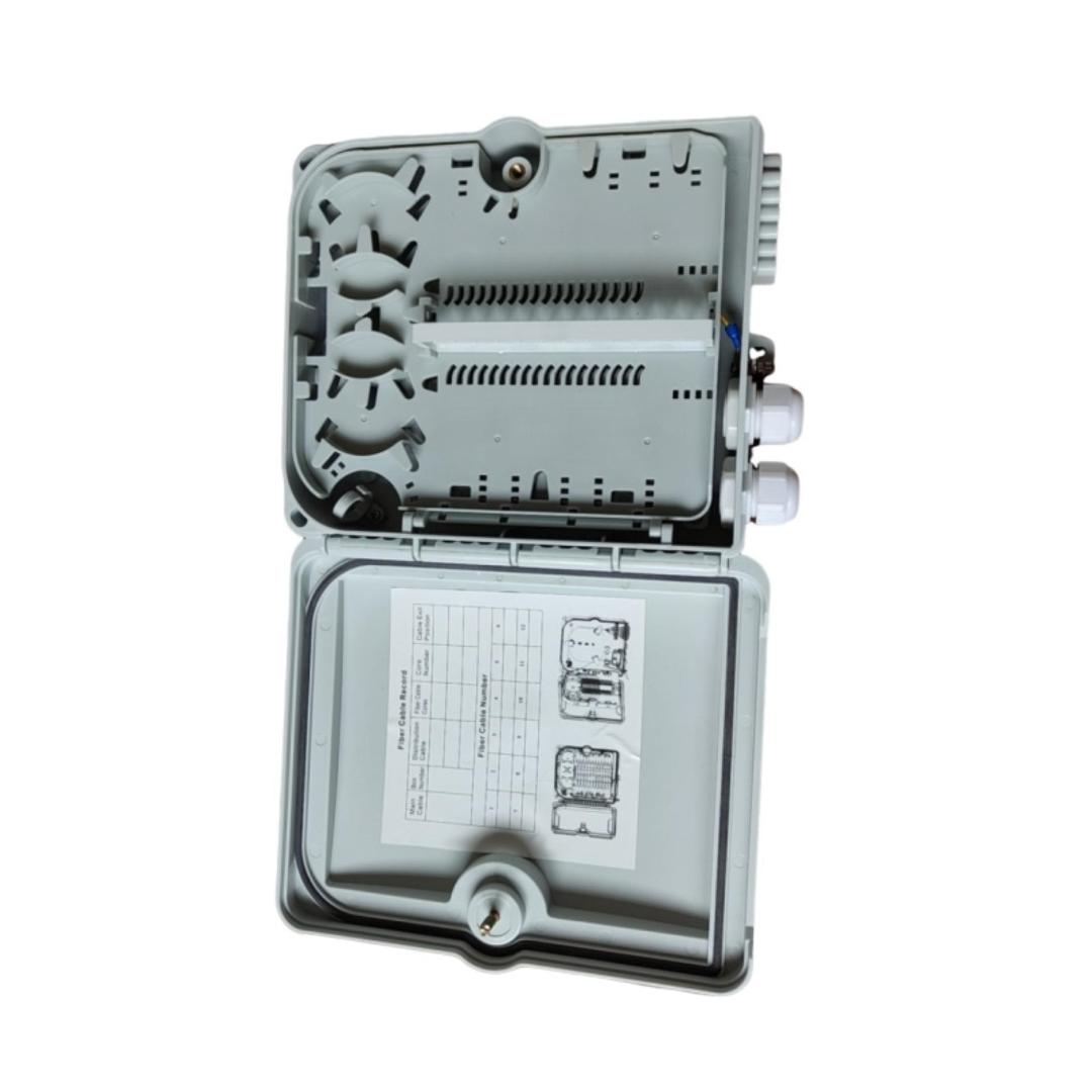 Wall/Pole Mounted 16 Core FTTH Optical Fiber Terminal Box with High Humidity Resistance