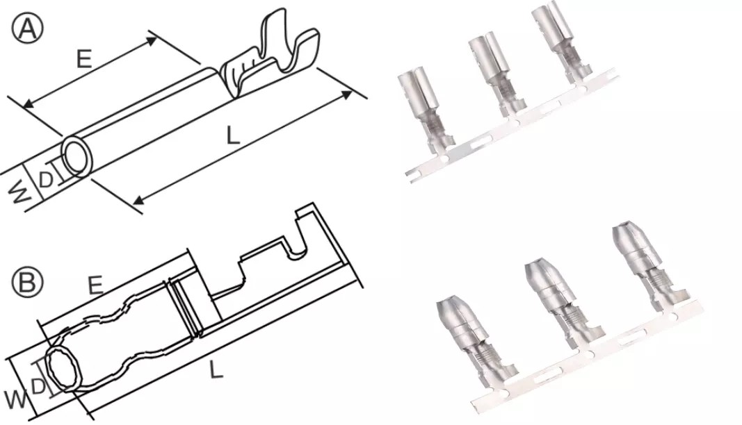 4.5mm Waterproof Automotive Bullet Connectors OEM Available Rohs Approval