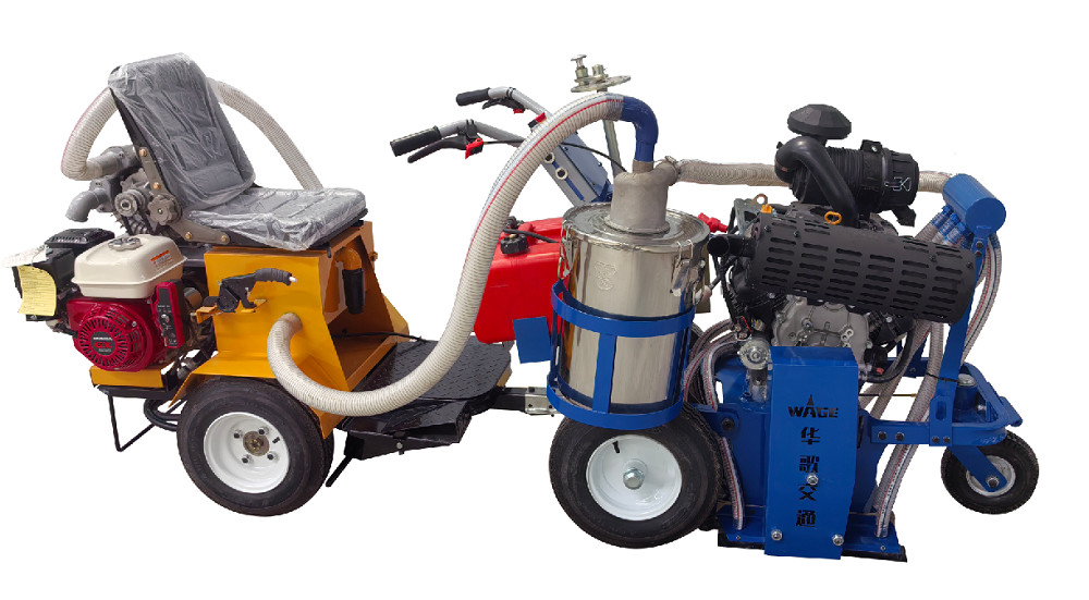 PCD Grinding Head Road Line Marking Removal Machine with 35HP Air-Cooling Gasoline Engine and Suction