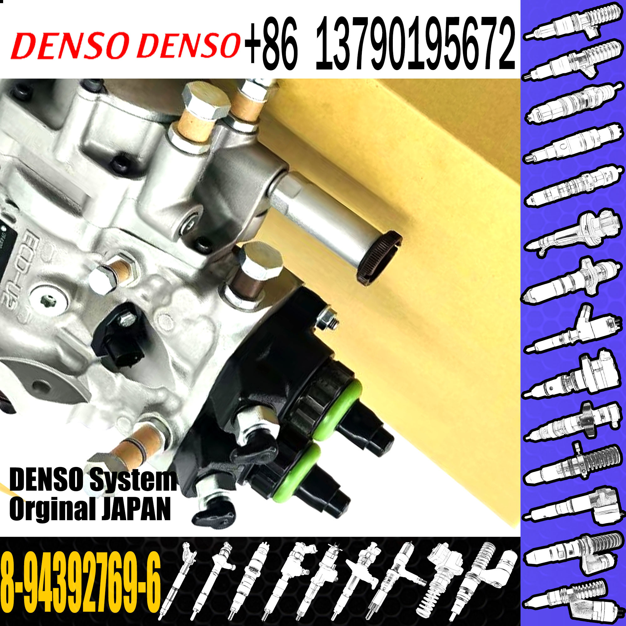 Common Rail Injection Pump 094000-0306 8-94392769-6 8-94392769-0 For ISUZU 6HK1