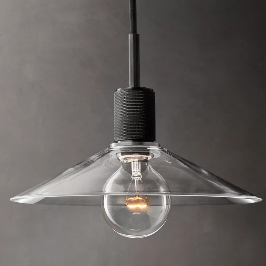 Utilitaire Metal Slope Shade Suspended Pendant Light Lamp 85-265 Volts