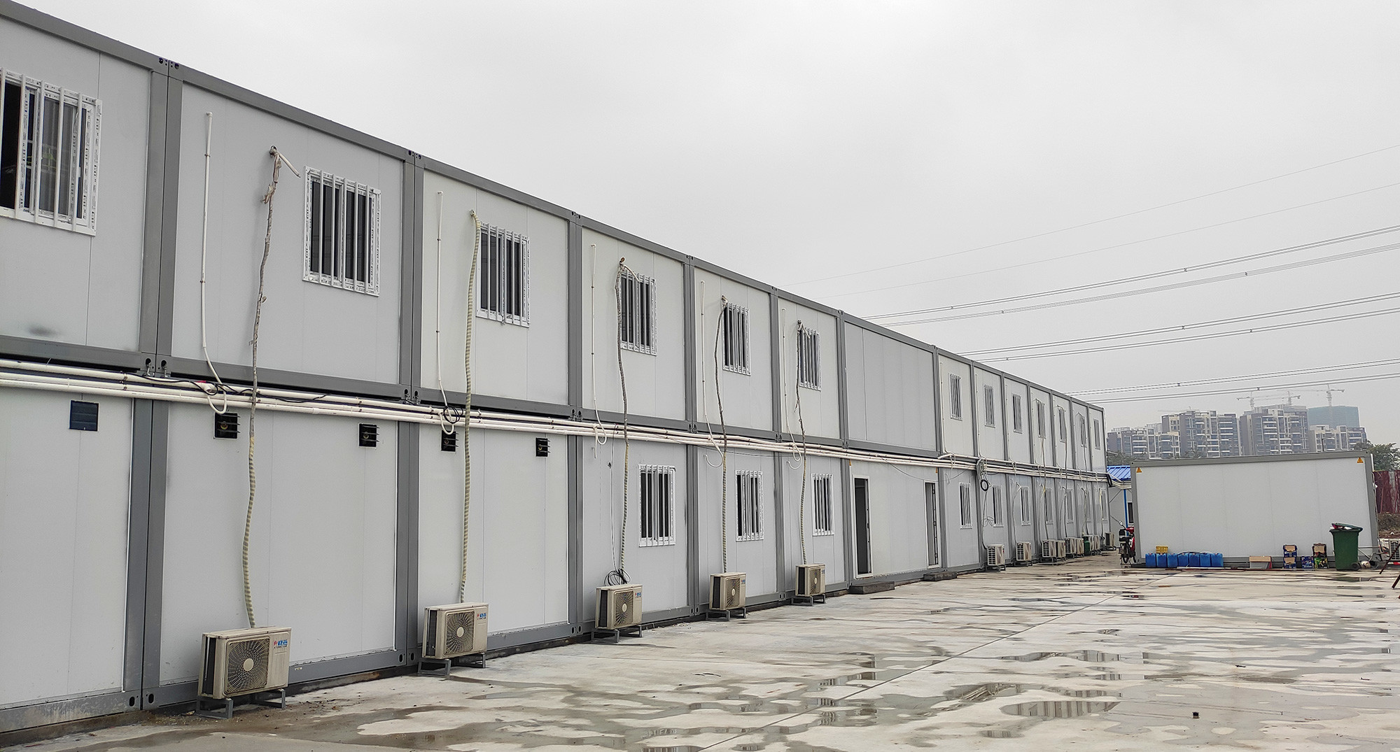 Q235B Galvanized Steel Prefabricated Container House Anti Seismic