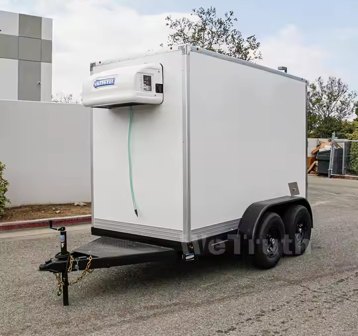 CIMC Small Movable Australian Standard Customized Mobile Cold Room Food Storage Cold Refrigerated Truck Trailer