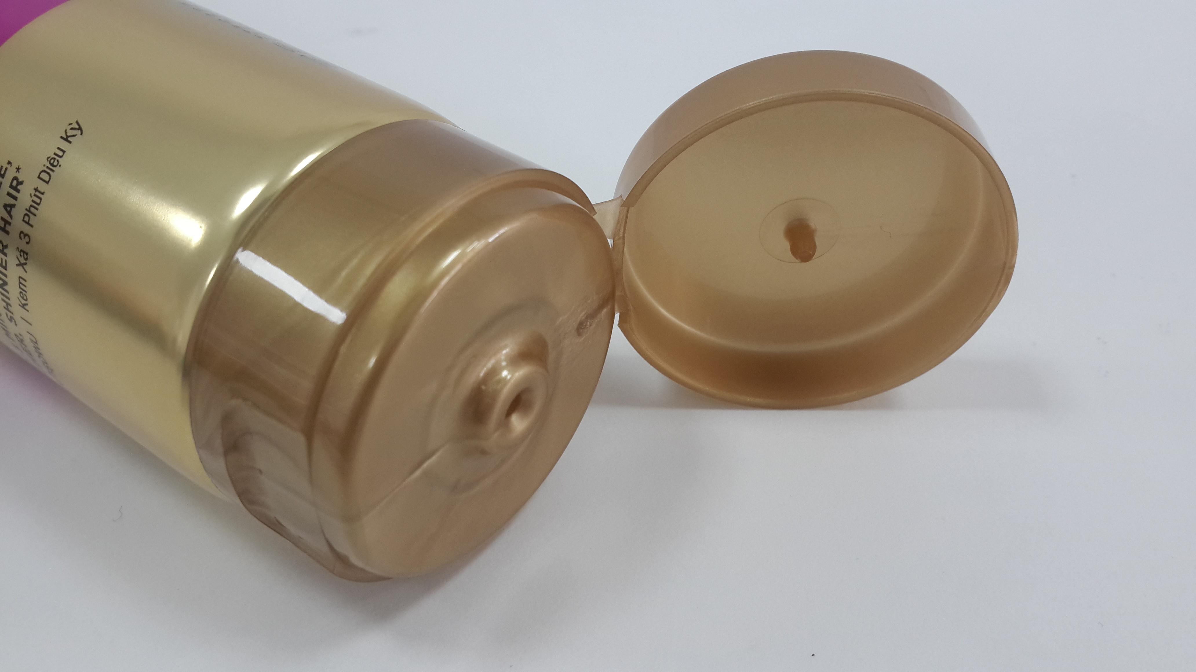 Clear Plastic Packaging Tube Coating Aluminum Cosmetic Tubes Golden Shiny Material