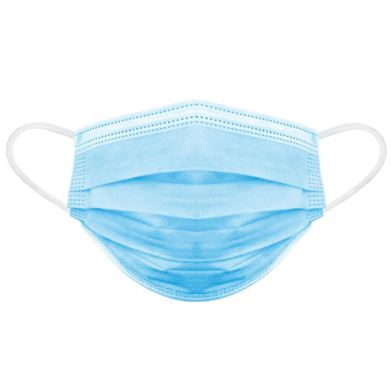 Premium Disposable Earloop Face Mask Virus Resistance With 3 Ply Non Woven